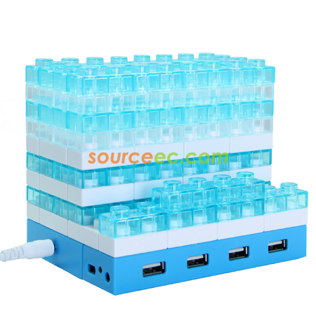 禮品訂造Gattola 多功能發光積木HUB筆座/手機座紀念品