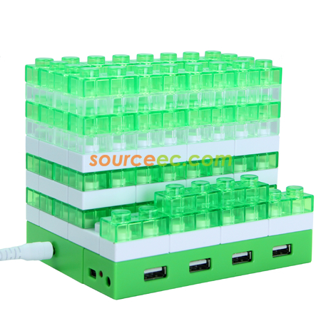禮品訂造Gattola 多功能發光積木HUB筆座/手機座紀念品
