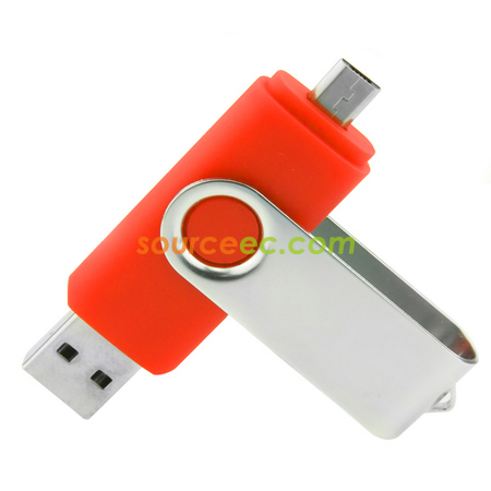 禮品訂造手機旋轉USB紀念品
