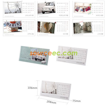 禮品訂造簡易檯曆紀念品
