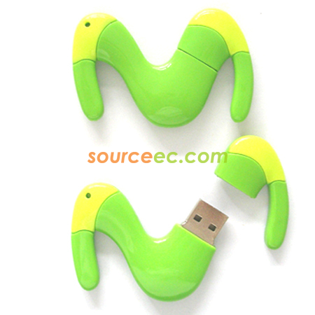 禮品訂造矽膠USB手指紀念品