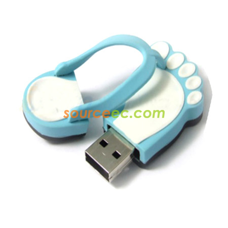 禮品訂造矽膠USB手指紀念品
