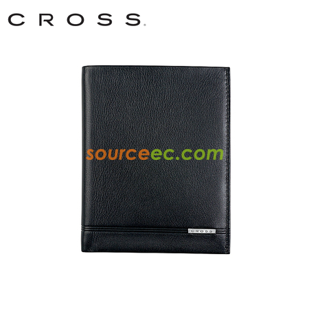 Cross 皮製護照夾附筆