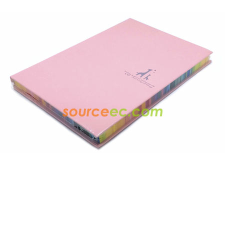 禮品訂造彩虹邊皮製筆記簿紀念品