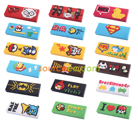 禮品訂造卡通積木文具盒紀念品