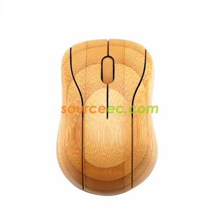 禮品訂造環保竹子無線滑鼠紀念品