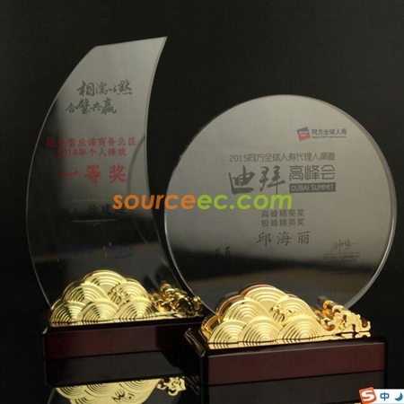 禮品訂造水晶獎座紀念品