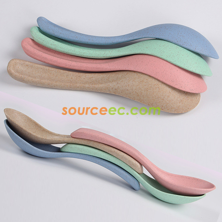 禮品訂造麥稈湯匙（4隻裝）紀念品