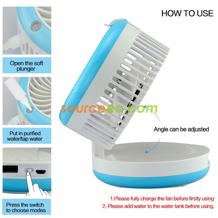 禮品訂造迷你USB噴霧冷氣扇紀念品