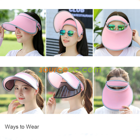 禮品訂造可調節空頂太陽帽紀念品