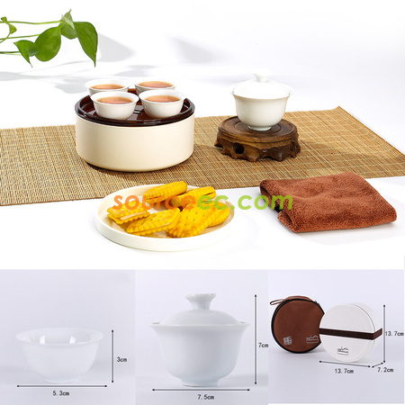 禮品訂造便攜旅行茶具禮品套裝紀念品