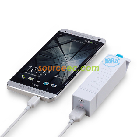 禮品訂造2600mAh牛奶盒移動充電器紀念品