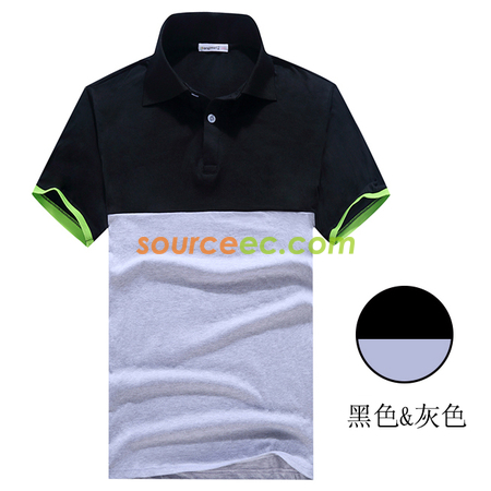 翻領撞色Polo班衫