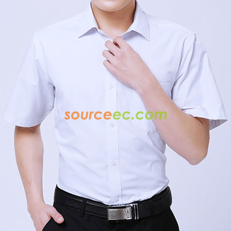 男款夏季工作服恤衫