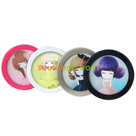 禮品訂造創意圓形木質相架紀念品