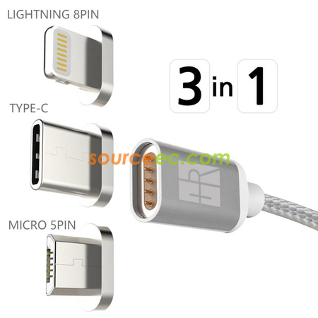 禮品訂造三合一充電線紀念品