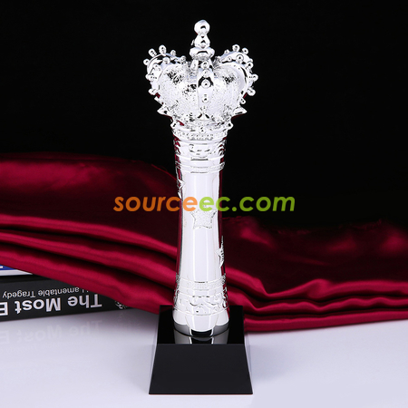 禮品訂造皇冠樹脂水晶獎杯紀念品