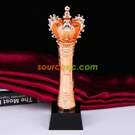 禮品訂造皇冠樹脂水晶獎杯紀念品