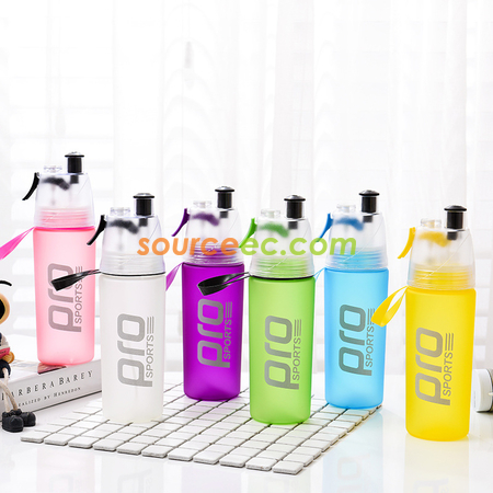 禮品訂造600ML噴水水壺紀念品