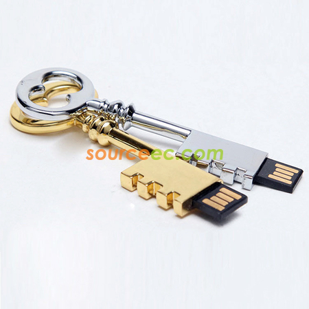 禮品訂造古典鎖匙金屬USB手指紀念品