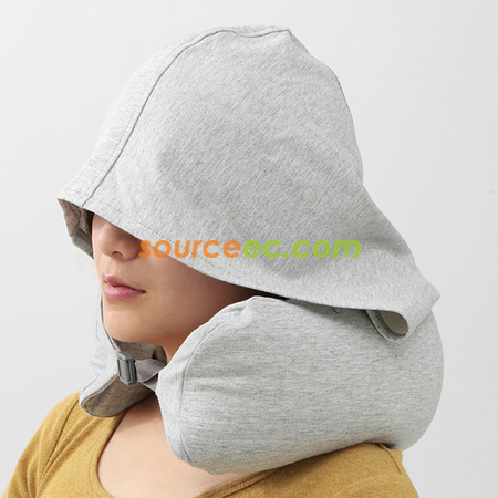 禮品訂造帶帽U型護頸枕紀念品