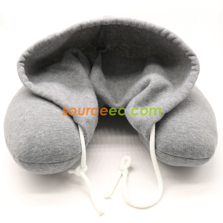 禮品訂造帶帽U型護頸枕紀念品