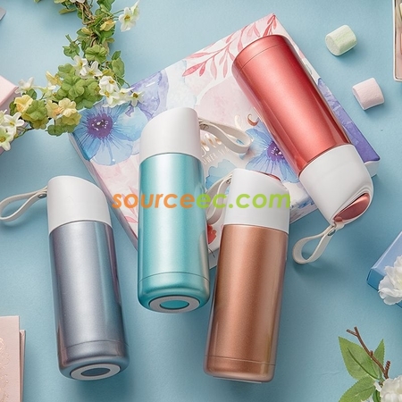 禮品訂造370ML 便攜不銹鋼保溫杯紀念品