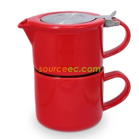禮品訂造子母陶瓷茶壺紀念品