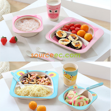 禮品訂造竹纖維餐具套裝紀念品