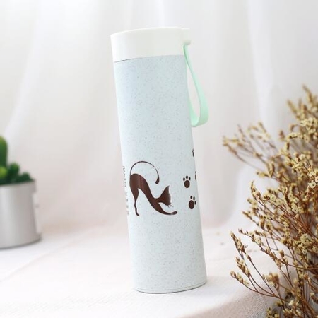 禮品訂造環保小麥玻璃杯紀念品