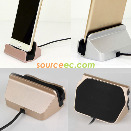 禮品訂造蘋果手機座充iPad平板充電底座 ipPhone7/8手機基座桌面快充底座紀念品