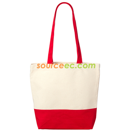 禮品訂造時尚帆布雙色包 (LOGO網版印刷)紀念品