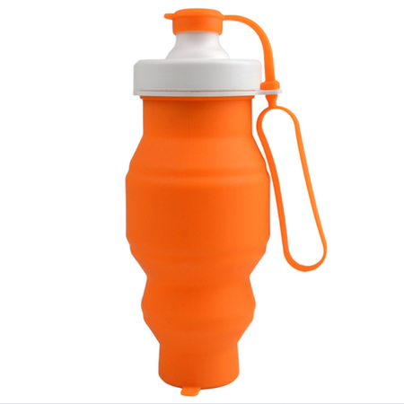 禮品訂造矽膠折疊水樽紀念品