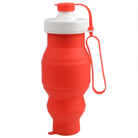 禮品訂造矽膠折疊水樽紀念品