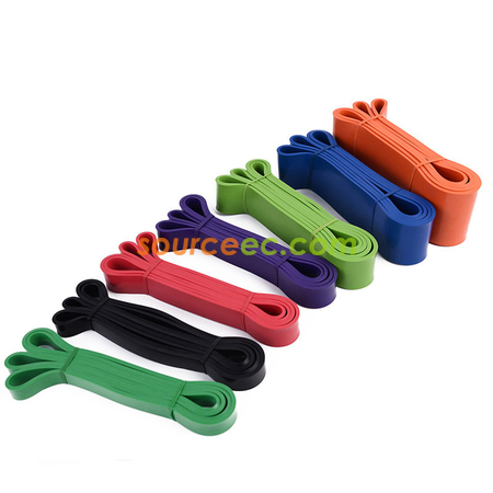 乳膠阻力帶瑜伽環形拉力帶彈力健身帶阻力帶彈力帶拉力圈深蹲