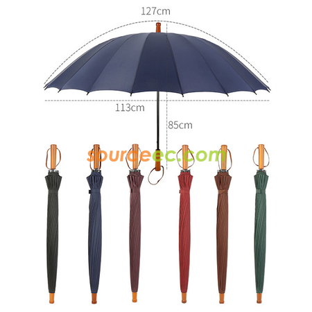 24骨直桿雨傘
