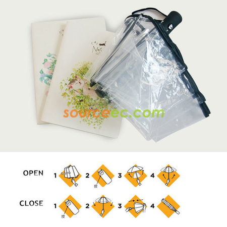 禮品訂造透明全自動傘紀念品