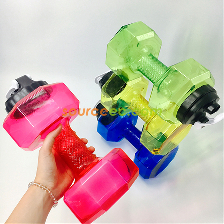 禮品訂造2.2L啞鈴水樽紀念品