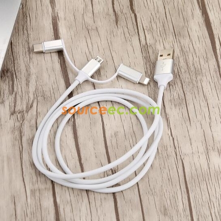 禮品訂造三合一數據線紀念品