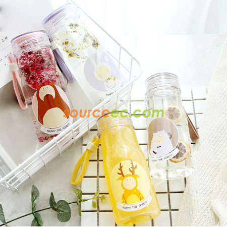 禮品訂造350ML 玻璃隨手杯紀念品