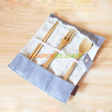 禮品訂造木製餐具四件套紀念品
