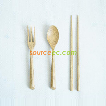 禮品訂造木製餐具四件套紀念品