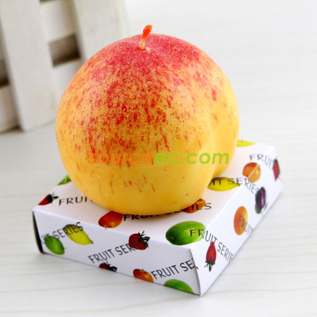 禮品訂造仿真水果蠟燭紀念品