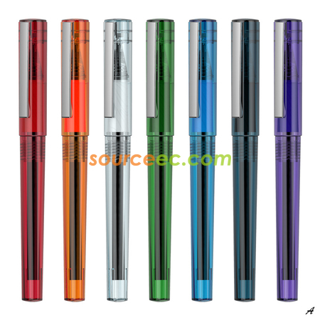 禮品訂造塑膠拔帽型中性筆紀念品