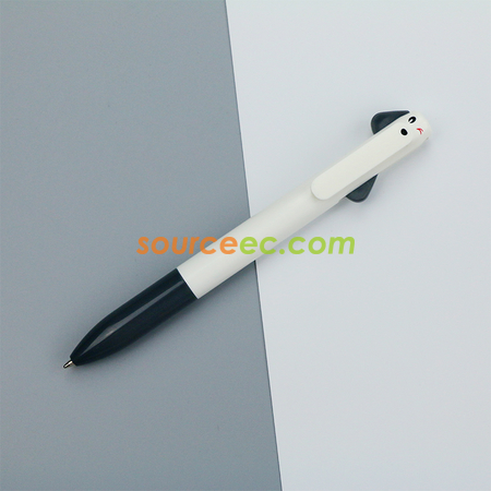 禮品訂造小奶狗卡通多色原子筆紀念品