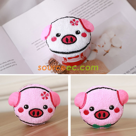 禮品訂造可愛小豬蛋糕毛巾紀念品