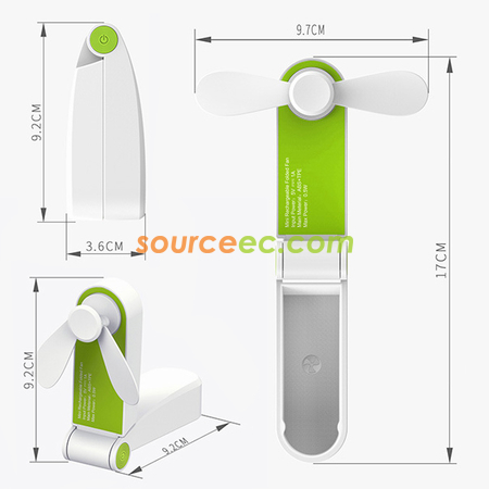 禮品訂造USB折疊小風扇紀念品