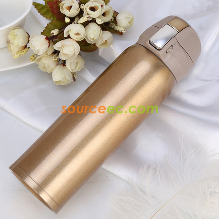 禮品訂造500ML 彈跳蓋不銹鋼保溫杯紀念品
