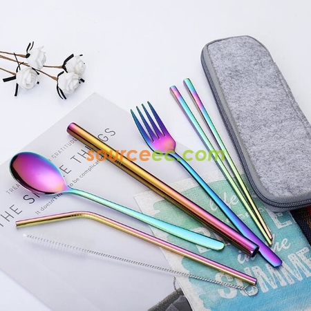 禮品訂造不銹鋼餐具套裝紀念品