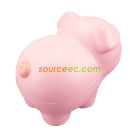 禮品訂造豬造型壓力球紀念品